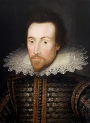 William Shakespeare, anonym målning efter The Cobbe Portrait, c.1610